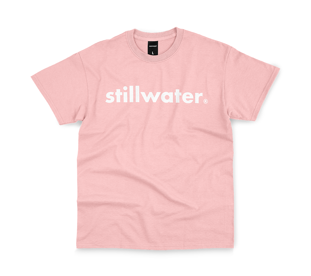 Stillwater® - Logo T-shirt - Pink/White