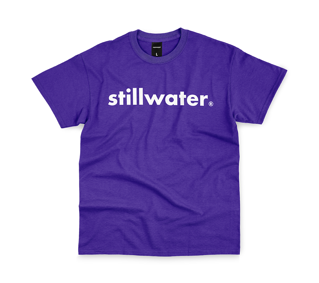 Stillwater® - Logo T-shirt - Purple/White