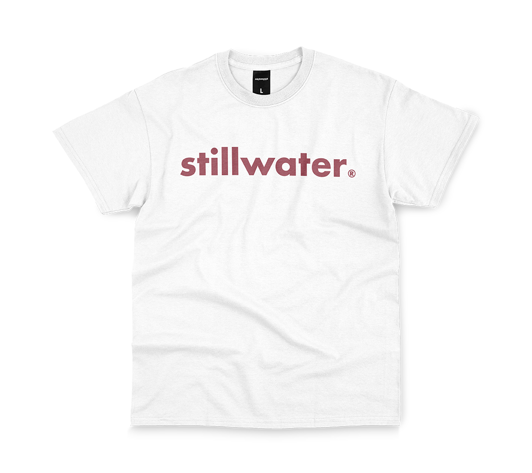 Stillwater® - Logo T-shirt - White/Wine